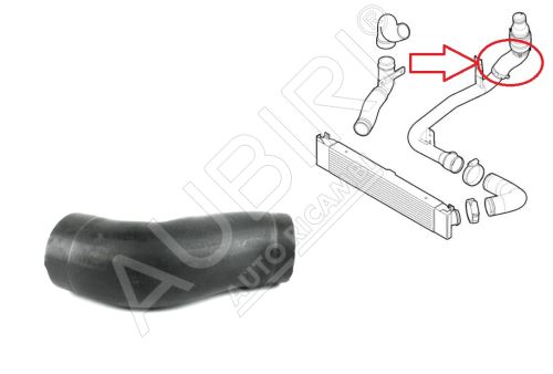 Ladeluftschlauch Fiat Ducato 2006-2011 2.2 vom Turbolader zum Ladeluftkü., Zwischenstück