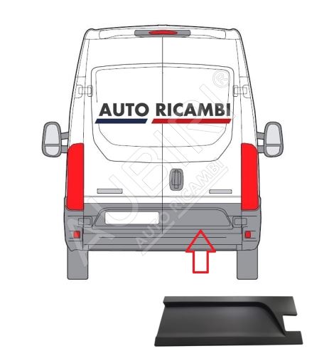 Rammschutzleiste Iveco Daily ab 2014 Hecktür, rechts