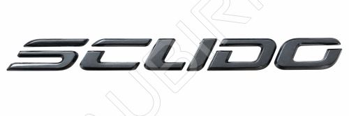 Die Aufschrift "SCUDO" Fiat Scudo ab 2022 hinten