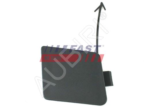 Abdeckkappe für vordere Stossstange Fiat Ducato, Jumper, Boxer 2006-2014 Schwarz