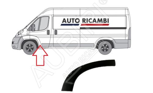 Rammschutzleiste Fiat Ducato ab 2006 links, Türleiste