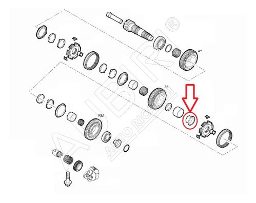 Getriebewellengehäuse Fiat Ducato ab 2021 2.2D, Doblo 2010-2022