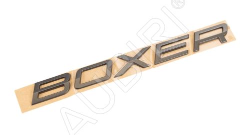 Schriftzug, Emblem "BOXER" Peugeot Boxer ab 2024 hinten