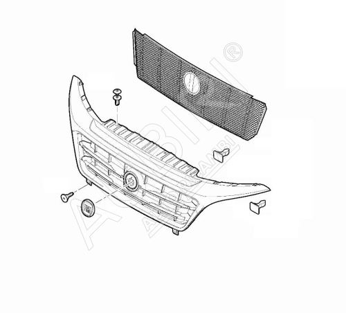 Kühlergrill Fiat Ducato 2018-2023