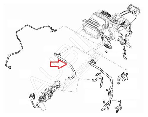 Heizungsschlauch Fiat Ducato ab 2021 2.2D