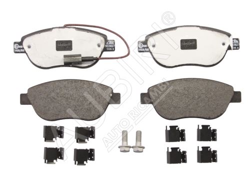 Bremsbeläge Fiat Doblo ab 2010 vorne, 1-Sensor, mit Zubehör, System BOSCH