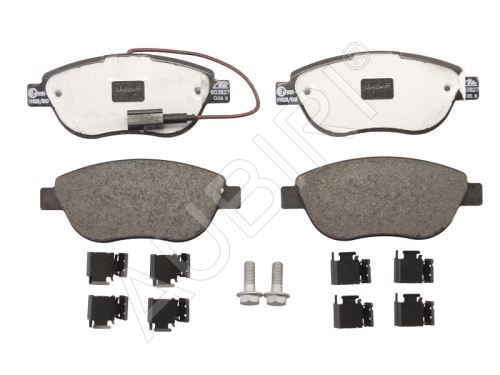 Bremsbeläge Fiat Doblo ab 2010 vorne, 1-Sensor, mit Zubehör, System BOSCH