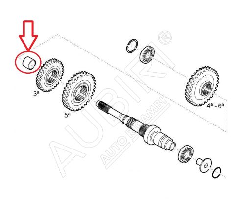 Getriebewellengehäuse Fiat Ducato ab 2021 2.2D, Doblo 2010-2022 (Haupt-/Kupplungswelle)