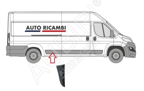 Rammschutzleiste Fiat Ducato ab 2014 droite, devant la roue arriere