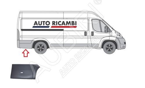 Rammschutzleiste Fiat Ducato ab 2006 rechts, hinter dem Hinterrad - zusätzliche Länge