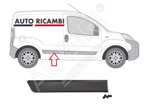 Rammschutzleiste Fiat Fiorino ab 2007 rechts vor dem Hinterrad