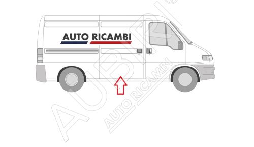 Rammschutzleiste Fiat Ducato 2002-2006 Schiebetür, rechts