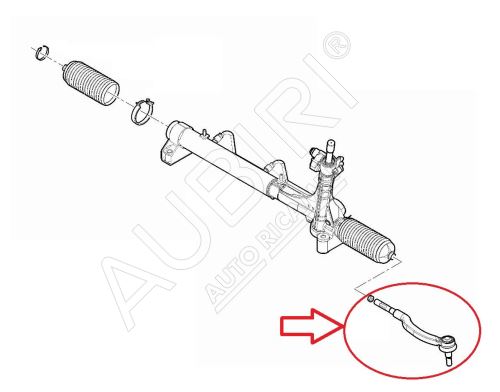 Spurstangenkopf Fiat Ducato, Jumper, Boxer ab 2021 links