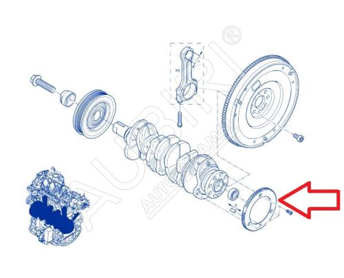 Kurbelwellenimpulsrad Renault Trafic seit 2019, Talento 2019-2021 2.0D