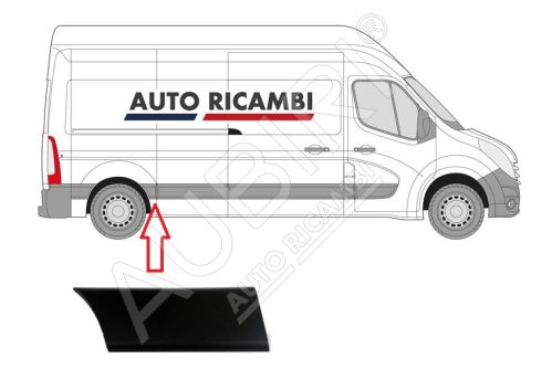 Rammschutzleiste Renault Master ab 2010 rechts, hinter der Schiebetür