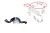 Ladeluftschlauch Renault Trafic 2006-2014 2.5 dCi vom Turbolader zum Ladeluftkühler,