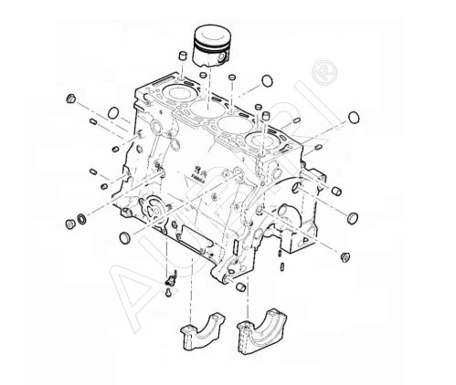 Shortblock Citroën Jumper, Peugeot Boxer ab 2019 2.2 BlueHDi