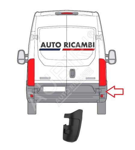 Stossstange hinten Iveco Daily ab 2014 rechte Ecke