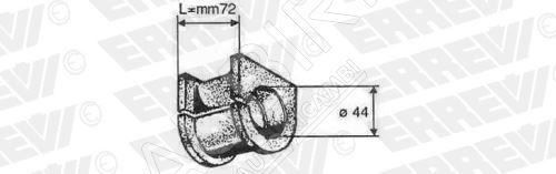 Stabilisatorgummi Iveco