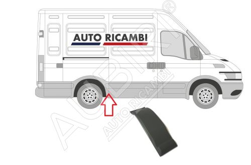 Rammschutzleiste Iveco Daily 2000-2006 rechts, hinter der Schiebetür