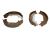 Bremsbackensatz Fiat Doblo ab 2005 hinten, 228 mm