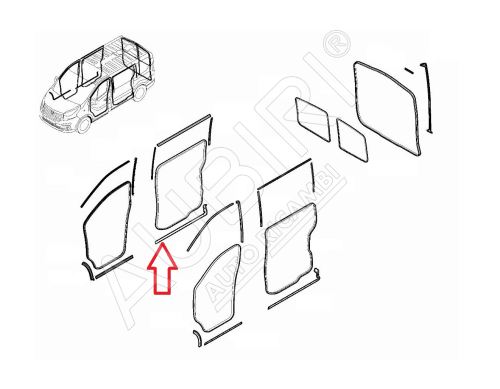 Schiebetür Dichtung rechts Renault Trafic ab 2014, Talento 2016-2021