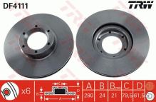 Bremsscheibe Renault Master 1998-2010 vorne, 15" Räder, 280mm