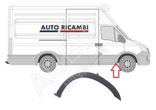 Rammschutzleiste Iveco Daily 2011-2014 rechts, Kotflügelleiste