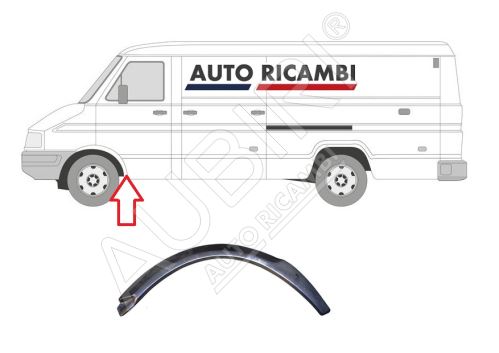 Rammschutzleiste Iveco TurboDaily 1990-1995 links, Kotflügelleiste