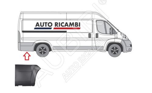 Rammschutzleiste Fiat Ducato ab 2006 rechts, hinter dem Hinterrad - Maxi