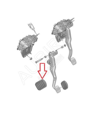 Bremspedalgummi Citroën Berlingo, Partner ab 2018