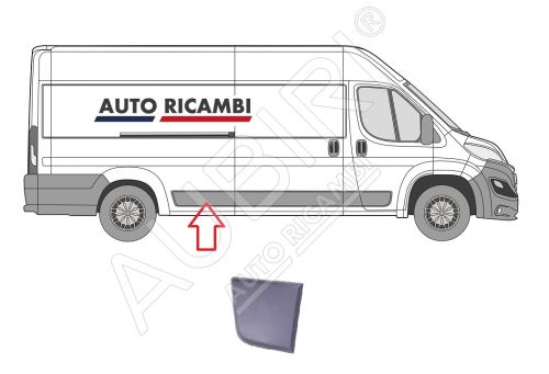 Rammschutzleiste Fiat Ducato ab 2014 rechts, vor dem Hinterrad