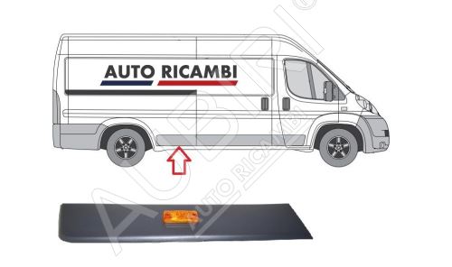 Rammschutzleiste Fiat Ducato ab 2006 rechts, vor dem Hinterrad, 80cm - Maxi