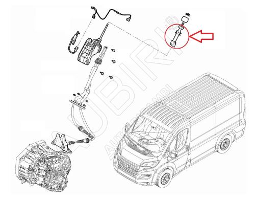 Führung Schalthebel Schlitten Fiat Ducato ab 2021