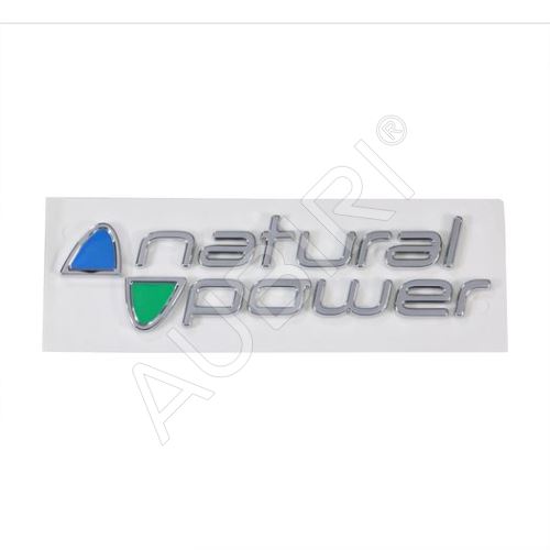 Schriftzug, Emblem "Natural Power" Fiat Ducato, Punto, Panda, Fiorino, Doblo