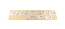 Schriftzug, Emblem "Ducato Maxi" Fiat Ducato 250 hinten