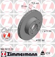 Brake disc Fiat Ducato 250/2014 front Q17L