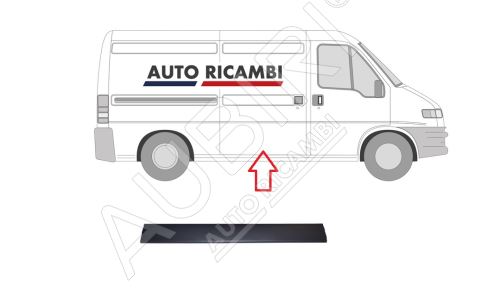 Rammschutzleiste Fiat Ducato 2002-2006 rechts, Schiebetür, 136 cm