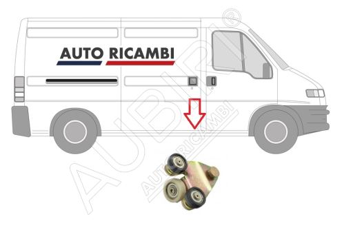 Rollenführung, Schiebetür Fiat Ducato 1994-2002 rechts untere