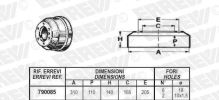Bremstrommel Iveco TurboDaily 59.12