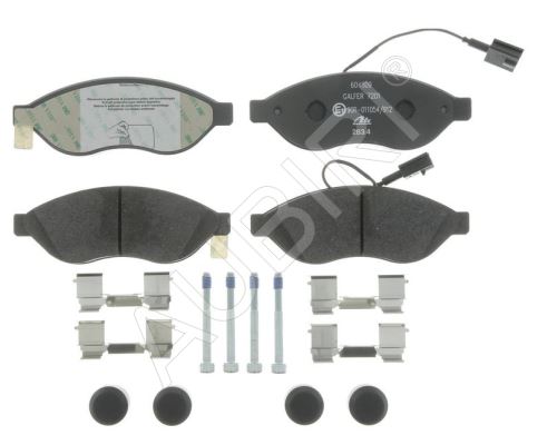 Bremsbeläge Fiat Ducato ab 2006 vorne Q11-17L 2-Sensoren, mit Zubehör