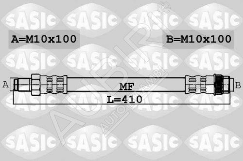 Bremsschlauch Renault Trafic 2001– vorne, links/rechts 410mm