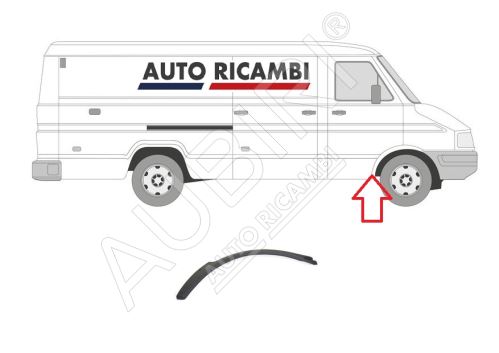 Rammschutzleiste Iveco TurboDaily 1990-1995 rechts, Kotflügelleiste