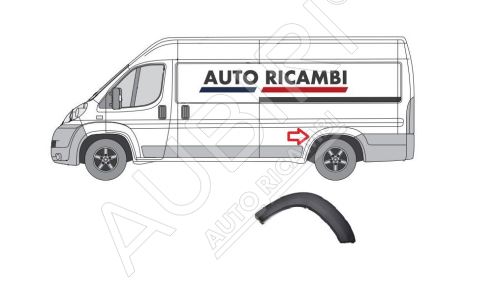 Rammschutzleiste Fiat Ducato ab 2006 links, Kotflügelleiste