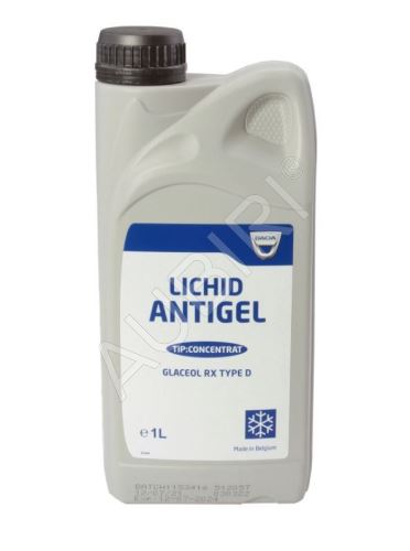 Kühlerfrostschutz GLACEOL RX Type D DACIA 1L, Konzentrat, 1:1= -37, grün