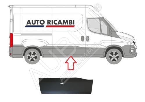 Rammschutzleiste Iveco Daily ab 2014 rechts, Schiebetür (3520/4100)