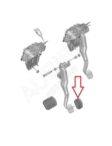 Bremspedalgummi Citroën Berlingo, Partner ab 2018