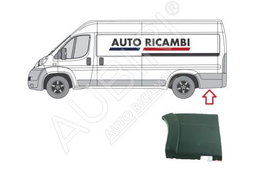 Rammschutzleiste Fiat Ducato ab 2006 links, hinter dem Hinterrad - Maxi