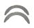Anlaufscheiben Axiallager Kurbelwelle Renault Kangoo 2001-2021 1.5D - 2,8 mm