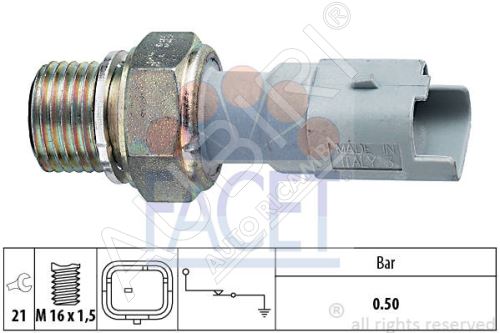 Öldrucksensor Fiat Ducato 94-06, Scudo 1995-2007 1.9/2.0D, Fiorino ab 2007 1.4i